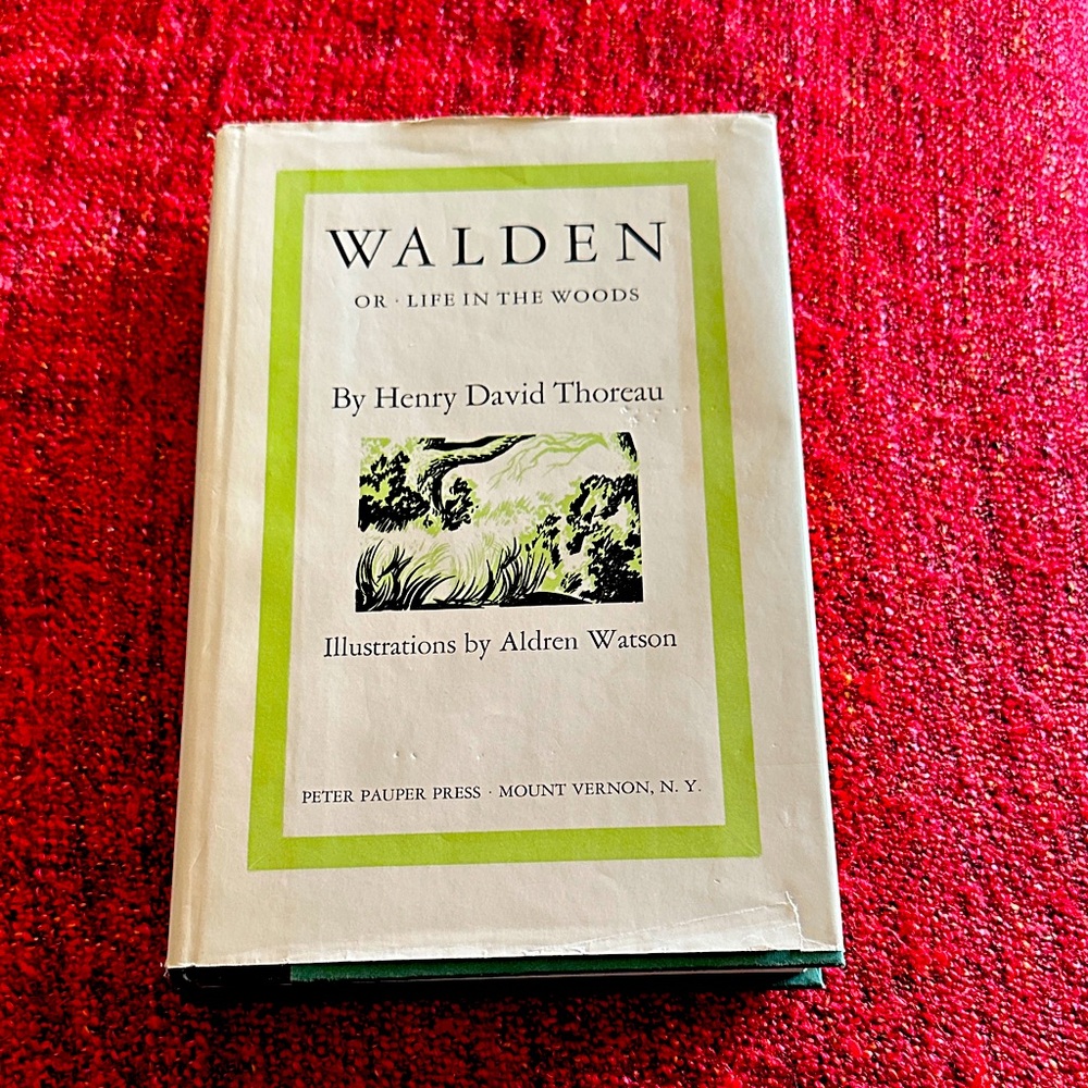 Walden by Henry David Thoreau Book